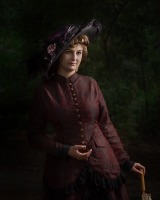Ladies Deluxe Edwardian Downton Titanic Hat