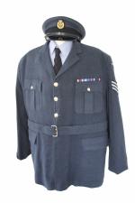 Men's 1940s Wartime RAF Uniform Jacket Chest 48"