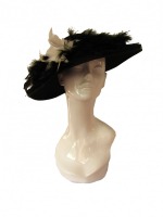 Ladies Deluxe Edwardian Downton Titanic Hat