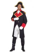 Mens 18th 19th Century Napoleon Fancy Dress Costume Size M