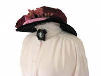 Ladies Deluxe Edwardian Downton Titanic Hat