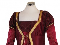 Ladies Jane Austen Regency Straw Poke Bonnet