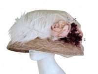 Ladies Deluxe Edwardian Downton Titanic Hat