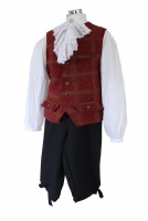 Men's 18th Century Georgian Masked Ball Shoes Size 40