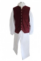 Men's Georgian Regency Edwardian Victorian White Gloves Size Large