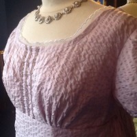 Ladies Jane Austen Regency Straw Poke Bonnet
