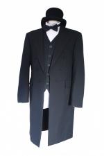 Men's Victorian Edwardian Frock Coat Costume Size L