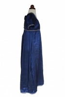 Ladies Black 18th Century Marie Antoinette Masked Ball Handmade Cotton Lace Fan