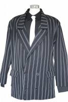 Mens 1920s 1930s Gangster Blues Brothers Costume Size L / XL