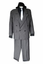Mens 1920s 1930s Gangster Blues Brothers Costume Size L / XL
