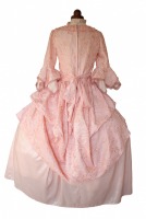 Ladies Cream 18th Century Masked Ball Victorian Handmade Cotton Lace Fan