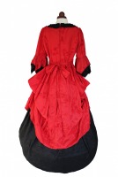 Ladies Black Victorian Regency Lacy Gloves
