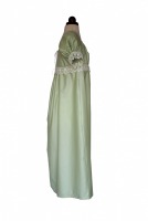 Ladies Long White Satin Over The Elbow Opera Gloves
