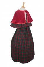 Ladies Victorian Dickensian Civil War Christmas Carol Singer Costume Victorian Civil War Skirt Cape Capelette One Size
