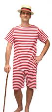 Men's Edwardian Bathing Costume Size XL Image