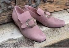 Men's 18th Century Georgian Masked Ball Shoes Size 41