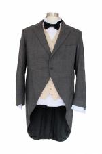 Mens Victorian Edwardian Tailcoat Costume (L/XL) Image