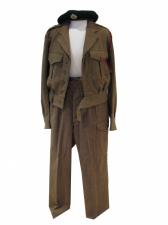 Mens 1940s Battledress Wartime Suit Costume Size S Image