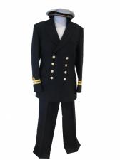 Mens 1940s Wartime Royal Navy Captain Costume WW11