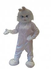 White Rabbit Mascot Fancy Dress Costume Adult Size